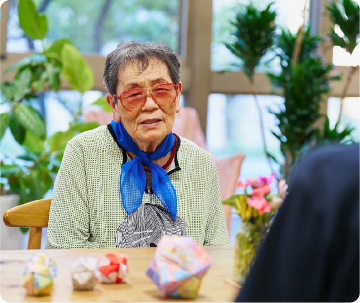 利用者の仲田さん